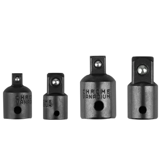 Socket Reducer Adapter Head Socket Ratchet Converter 1/2 Hole 3/8 Impact Adapter and Reducer Set for Ratchet Wrenches 